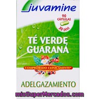 Té Verde-guarana En Comprimidos Juvamine, Bote 90 Unid.