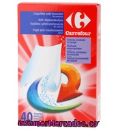Toallitas Desechables Anti-transferencia Color Carrefour 40 Ud.