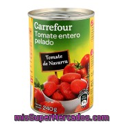 Tomate Natural Pelado Carrefour 390 G.