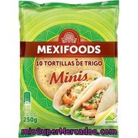 Tortilla De Trigo Mini Mexifoods, Bolsa 250 G