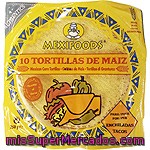 Tortillas De Maíz Mexifoods 10 Unidades 250 Gramos