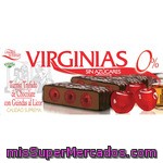 Turrón Trufado De Chocolate Con Guindas Sin Azucares Añadidos Virginias 200 Gramos