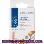 Veckia Tiras Protectoras Callicidas Con ácido Salicílico Caja 6 Unidades