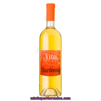Vino Blanco Chardonnay, Viña Secret, Botella 750 Cc