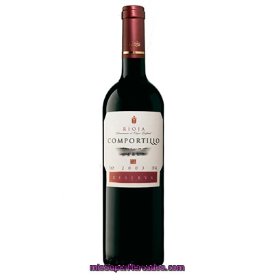 Vino Tinto Rioja Reserva, Comportillo, Botella 750 Cc