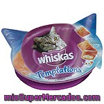 Whiskas Templations Snack Para Gato Con Salmón Envase 60 G