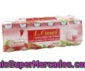 Yogur Lactocasei Con Sabor A Fresa Auchan 12 Unidades De 100 Gramos