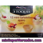 3 Toques Mini Tartaletas 12 Unidades Estuche 72 G