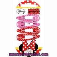 4 Clips Minni Mouse, Pack 1 Unid.
