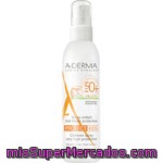 A-derma Protect Kids Protección Solar Facial Y Corporal Spf50+ Para La Piel Frágil Del Niño Spray 200 Ml