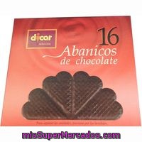 Abanico De Chocolate Dicar, Caja 16 Unid.