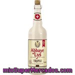 Abbaye Du Lys Triple Cerveza Rubia Alemana De Abadía Botella 75 Cl