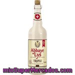 Abbaye Du Lys Triple Cerveza Rubia Alemana De Abadía Botella 75 Cl