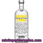 Absolut Citron Vodka Botella 70 Cl