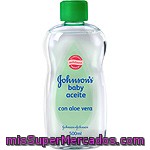 Aceite Corporal Hidratante Aloe Vera Johnson's Baby 500 Ml.