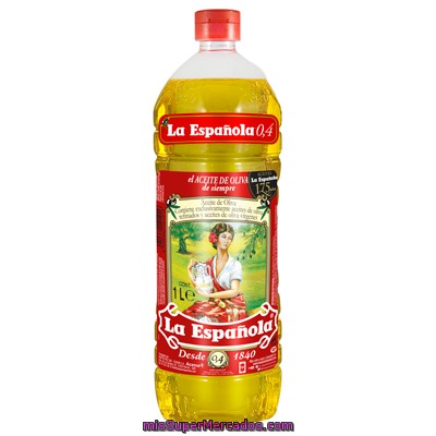 Aceite De Oliva 0,4º Sabor Suave La Española 1 L.