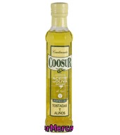 Aceite De Oliva Virgen Al Ajo Especial Tostadas Y Aliños Coosur 250 Ml.