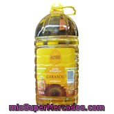 Aceite Girasol Tapon Amarillo, Hacendado, Garrafa 5 L