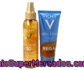 Aceite Solar Con Factor De Protección 50 125 Mililitros + After Sun De Regalo Vichy 100 Mililitros