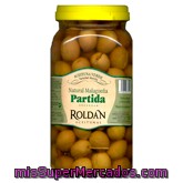 Aceituna Aloreña (malagueña) Verdes, Partidas Y Aliñadas (tapa Amarilla), Roldan, Tarro 1440 G Escurrido 800 G