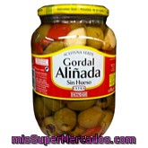 Aceituna Gordal Aliñada Sin Hueso ***novedad***, Hacendado, Tarro 835 G Escurrido 400 G