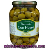 Aceituna Manzanilla Con Hueso, Hacendado, Tarro 835 G Escurrido 500 G