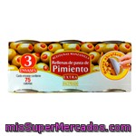 Aceituna Rellena Pimiento, Hacendado, Lata Pack 3 U - 360 G Escurrido 150 G