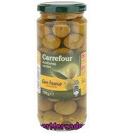 Aceituna Verde Entera Carrefour 198 G.