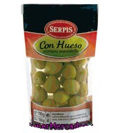 Aceituna Verde Manzanilla Con Hueso Serpis 100 G.