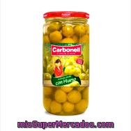 Aceitunas De Manzanilla Enteras Carbonell, Tarro 400 G