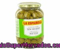 Aceitunas Manzanilla Verdes Sin Hueso La Española 495 Gramos Peso Neto Escurrido