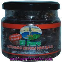 Aceitunas Negras Al Natural Faro, Tarro 500 G