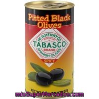 Aceitunas Negras Con Tabasco Sin Hueso Serpis, Lata 150 G