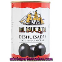 Aceitunas Negras Sin Hueso El Buque, Lata 120 G