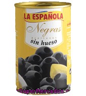 Aceitunas Negras Sin Hueso La Española 130 G.
