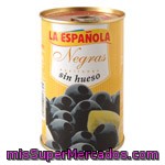 Aceitunas Negras Sin Hueso La Española, Lata 130 G