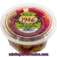 Aceitunas Partidas Al Ajo Sarasa, Tarrina 200 G