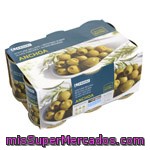 Aceitunas Rellenas De Anchoa Eroski, Pack 6x50 G