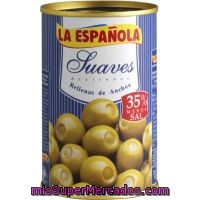 Aceitunas Rellenas De Anchoa Suave La Española, Lata 130 G