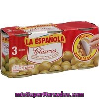 Aceitunas Rellenas La Española, Pack 3x50 G