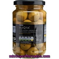 Aceitunas Sabor Anchoa Eroski Seleqtia, Tarro 200 G