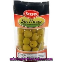 Aceitunas Sabor Manzanilla Sin Hueso Serpis, Bolsa Doy 75 G