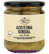 Aceitunas Verdes Gordal Con Hueso - De Nuestra Tierra De Nuestra Tierra 190 G.