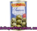 Aceitunas Verdes Manzanilla Rellenas De Anchoa (contenido Reducido En Sal) La Española 130 Gramos Peso Neto Escurrido