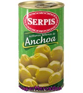 Aceitunas Verdes Manzanilla Rellenas De Anchoa Serpis 150 G.