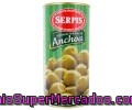 Aceitunas Verdes Manzanilla Rellenas De Anchoa Serpis 170 Gramos Peso Neto Escurrido