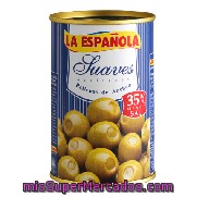 Aceitunas Verdes Manzanilla Rellenas De Anchoa Suaves La Española 130 G.