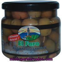 Aceitunas Verdes Partidas Faro, Tarro 500 G