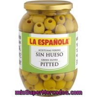 Aceitunas Verdes Sin Hueso La Española, Tarro 495 G