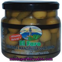 Acenitunas Sabor Manzanilla-pepinillo Faro, Tarro 500 G